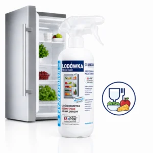 NANOCLEAN®AC8 HOME LODÓWKA płyn czyszcząco-dezynfekujący w spryskiwaczu o zapchu kwiatowym 490ML