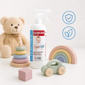 NANOCLEAN®AC8 HOME DZIECKO płyn czyszcząco-dezynfekujący w spryskiwaczu 490ML