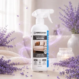 NANOCLEAN®AC8 HOME TAPICERKA płyn czyszcząco-dezynfekujący w spryskiwaczu o zapachu lawendy 490ML