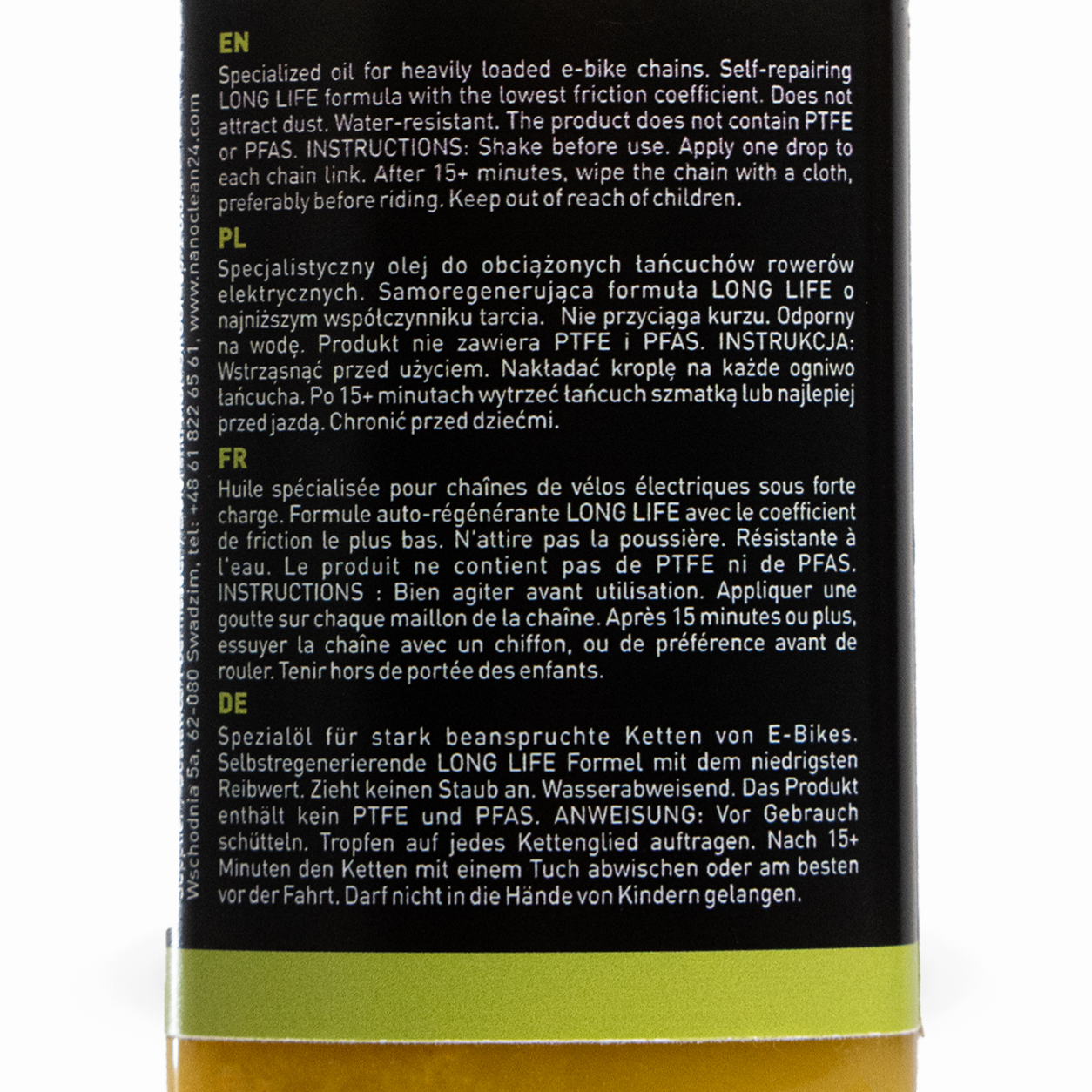 B66 CHAIN OIL BIO EBIKE 50ML - obrazek 5