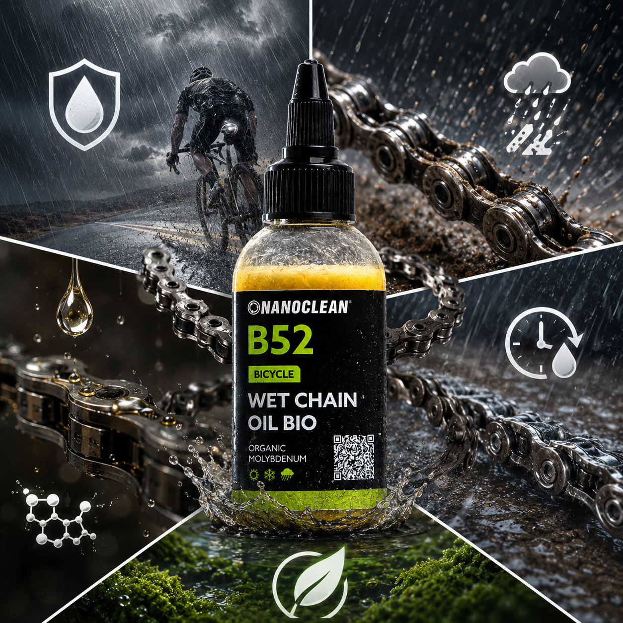 B52 WET CHAIN OIL BIO 50ML - obrazek 4