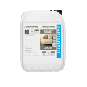 NANOCLEAN® AC8 HOME TISSUS D'AMEUBLEMENT liquide nettoyant et désinfectant en bidon au parfum de lavande 5L