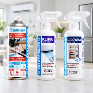 Kit Nanoclean AC8 pour le nettoyage de la climatisation domestique + climatisation automobile + réfrigérateur