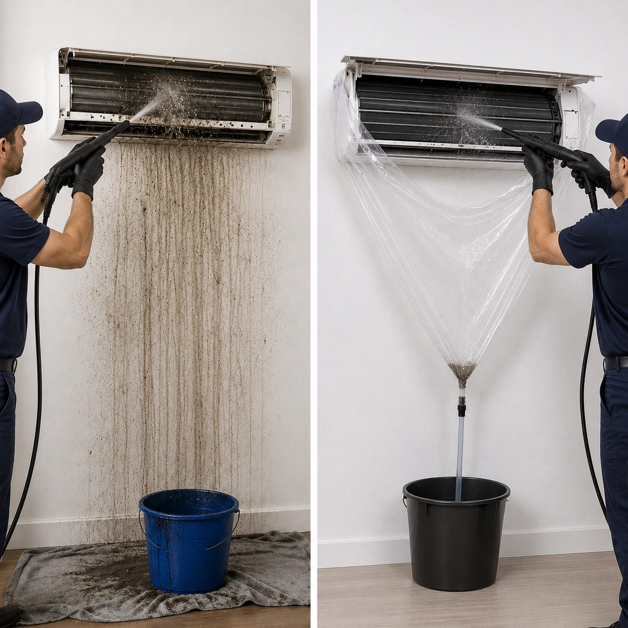 EASYPRO DISPOSABLE CLEANING COVER L size 1000mm. Pokrowiec ochronny do czyszczenia klimatyzacji jednorazowy - obrazek 3