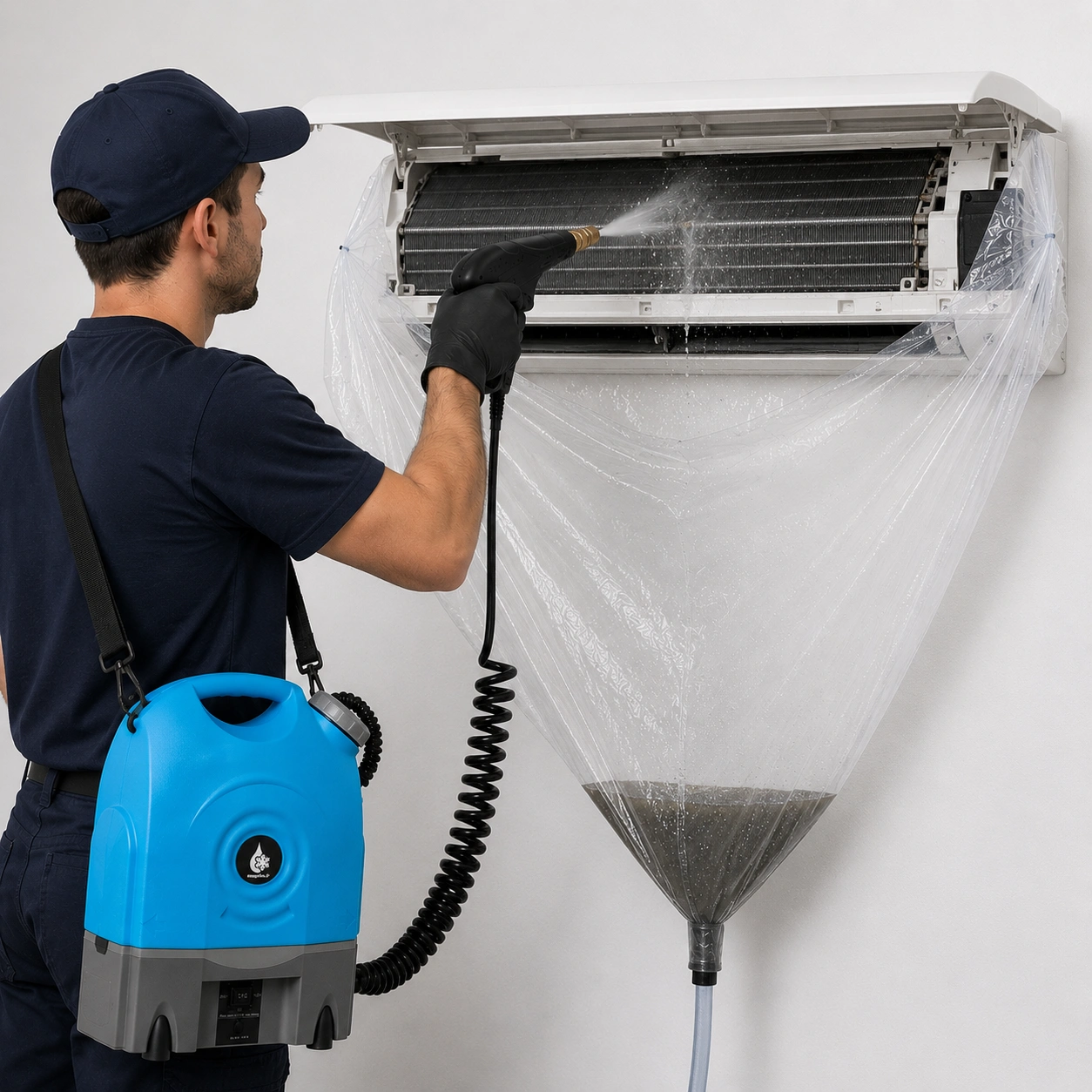 EASYPRO DISPOSABLE CLEANING COVER L size 1000mm. Pokrowiec ochronny do czyszczenia klimatyzacji jednorazowy - obrazek 4