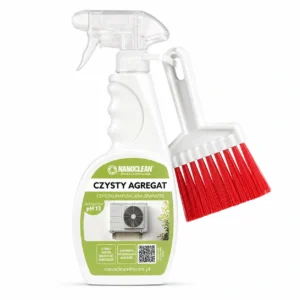 NANOCLEAN CZYSTY AGREGAT + SZCZOTKA Gotowy do użycia, spryskiwacz 500ml 4HOME