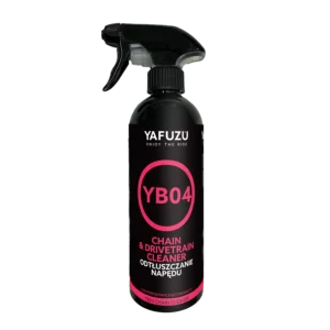 YAFUZU YB04 BIKE CHAIN & DRIVETRAIN CLEANER, niepalny, nietoksyczny rozuszczalnik do napędów rowerowych, GDU 500 ml [YB04T500].