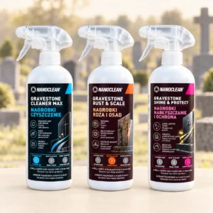Kit Nanoclean AC8 pour le nettoyage et l'entretien des pierres tombales